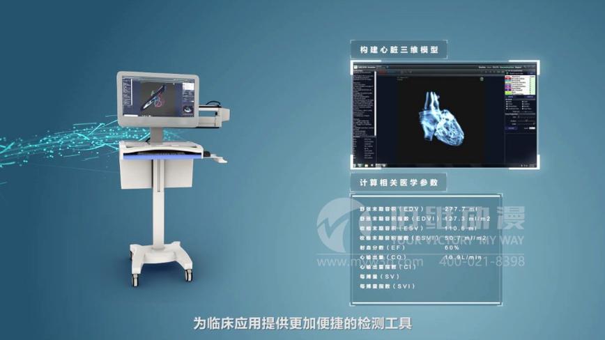 右心室量化分析系统医学医疗三维动画-上海医学医疗三维动画制作 