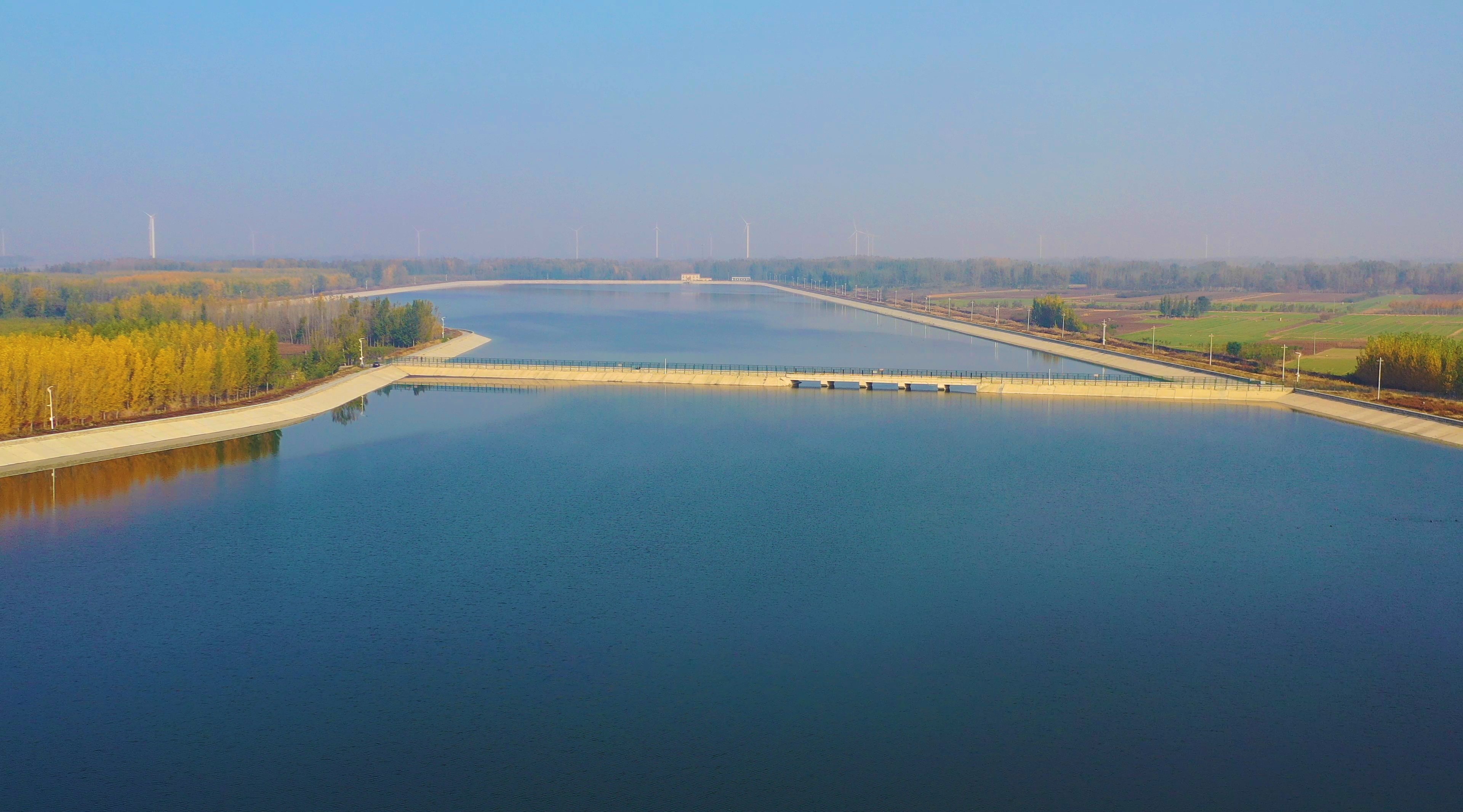 《风居住的街道》夏津县双庙镇西沙河水库的秋天 