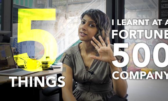 VLOG5 - 5 things I learnt at a fortune 500 company 