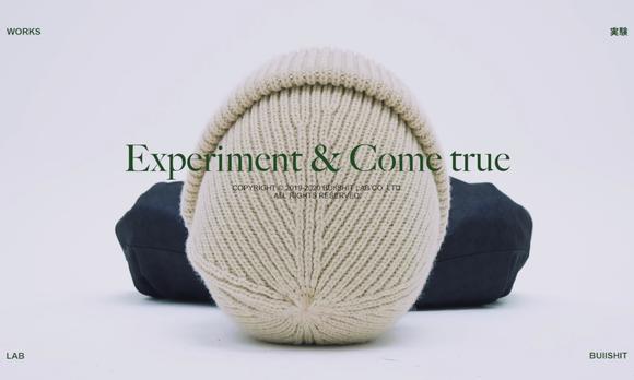 "Experiment & Come true" BUIISHITLAB 2019SS 