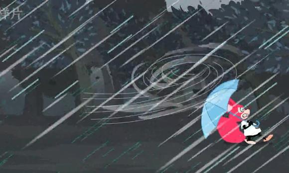 豹乐乐动画-可怕的台风暴雨 