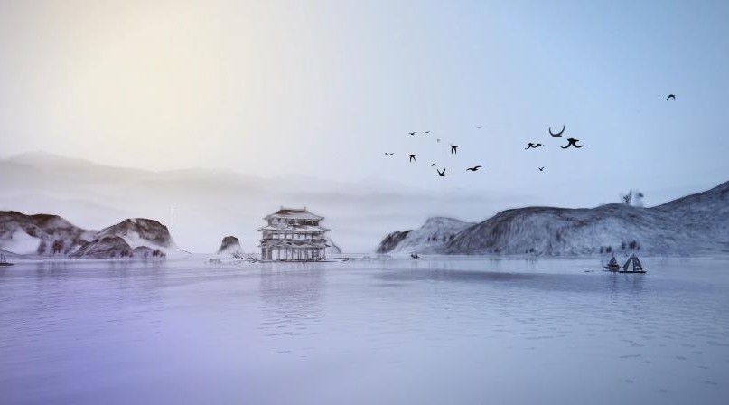 山水清河--中国羊绒博物馆内映片 