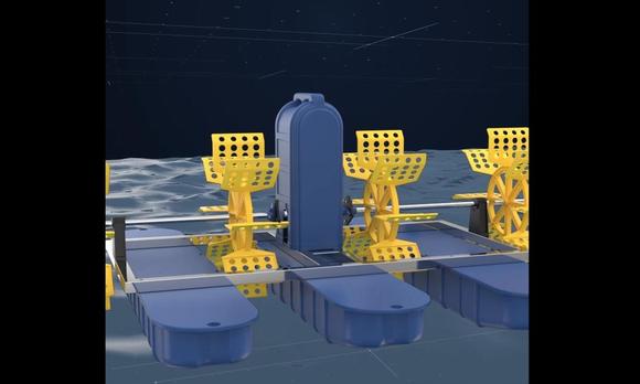 浮水泵增氧机三维动画原理视频展示 